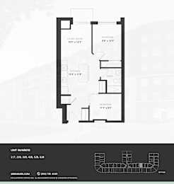 2BBi Floor Plan at The Woods at 180 Kanata Avenue, Kanata, K2K 3L9