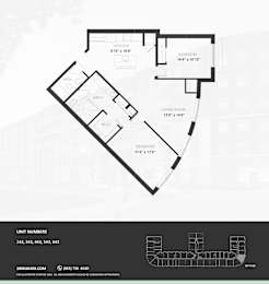 2FD Floor Plan at The Woods at 180 Kanata Avenue, Kanata, Ontario, K2K 3L9
