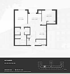 2L Floor Plan at The Woods at 180 Kanata Avenue, Kanata, K2K 3L9