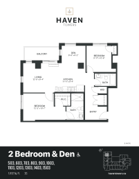  Floor Plan Haven Den - 2G