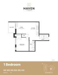  Floor Plan Haven  - 1A