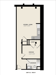 Floorplan K2 at American Spinning Mill, Greenville, 29609