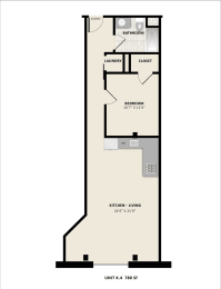 Floorplan K4 at American Spinning Mill, Greenville