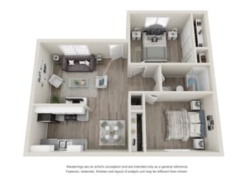 2x2 floorplan