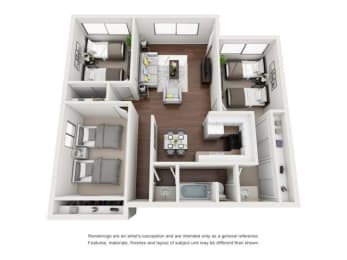 3x2 floorplan