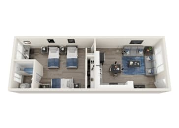  Floor Plan THE WAVE - DOWNSTAIRS
