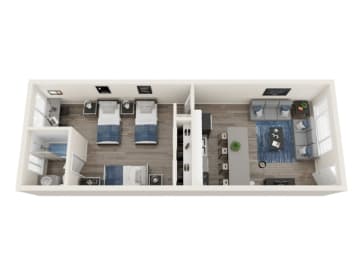  Floor Plan THE WAVE - UPSTAIRS