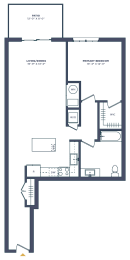 a floor plan of a house