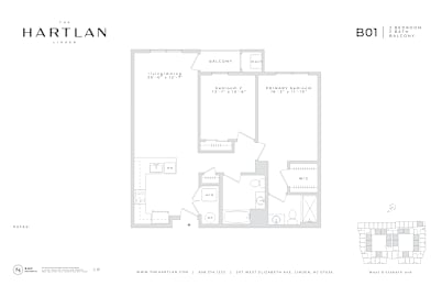 Floor Plan  A floor plan for a property by Hartlan LLC.