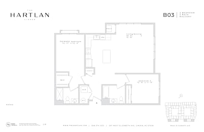 Floor Plan  A floor plan for a property by Hartlan LLC.