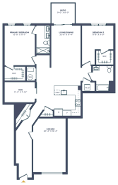 a floor plan of a house