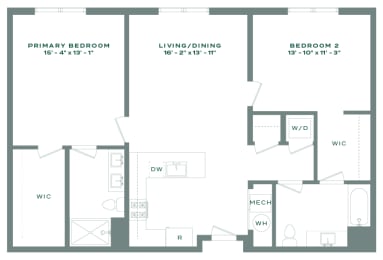 Floor Plan  a blueprint of a floor plan of a house