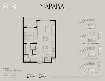 the floor plan of the apartment