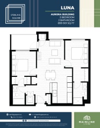floor plan of the 2nd level floor plan