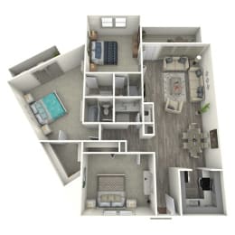 3 bedroom 2 bath at Evoq Apartment Homes, Las Vegas