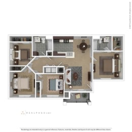 4 bedroom 2 bath at Boulder Creek Apartments, Sun Valley Nevada