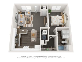 1 bedroom 1 bath at The Vittoria at Equestrian, Henderson, Nevada, 89002