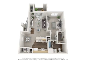 1 bedroom