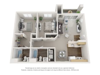 2 bedroom