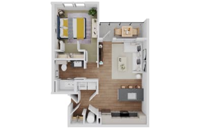 A2 Floor Plan at The Garrison, Colorado, 80817