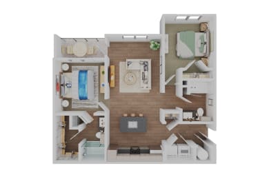 B1 Floor Plan at The Garrison, Colorado, 80817