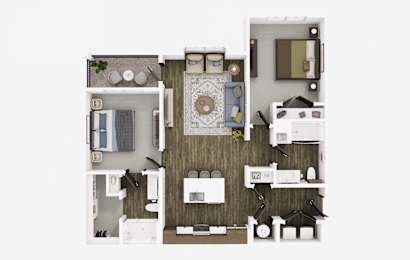 2 bed 2 bath A at The Logan Luxury Apartments, Nampa, ID