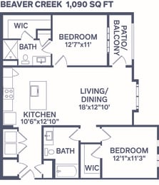 B1A Beaver Creek Floor Plan  at Notch66, Longmont