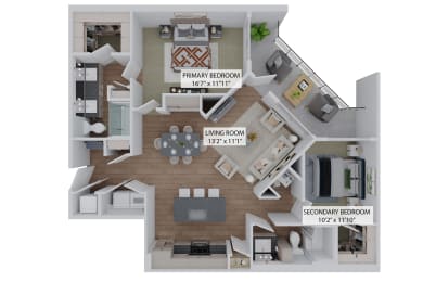 2 bed 2 bath at The Concord Apartments, Sarasota , Florida