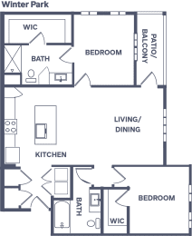 B2 Floor Plan at Notch66, Longmont, 80504