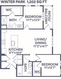 B2 Winter Park Floor Plan  at Notch66, Longmont, Colorado