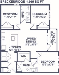 C1 Breckenridge Floor Plan  at Notch66, Longmont, CO