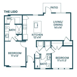 Lido Floor Plan  at The Sophia, Venice, Florida