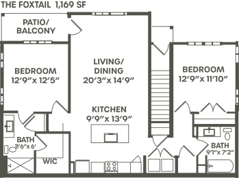 Foxtail Floor Plan at Palm Grove, Florida, 34222