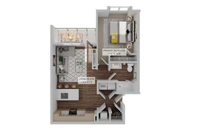 1 bed 1 bath at The Quinn Luxury Apartments, Pensacola, FL