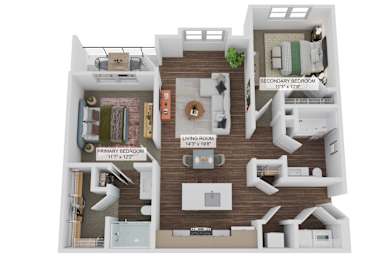 2 bed 2 bath F at The Quinn Luxury Apartments, Pensacola 32526