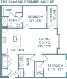 The Classic Premier Floor Plan at The Quarry, Colorado, 80526