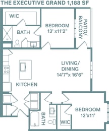 The Executive Grand Floorplan at The Quarry, Fort Collins