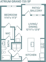 Atrium Grand Floor Plan at The Quarry, Fort Collins