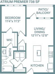 Atrium Premier Floor Plan  at The Quarry, Colorado