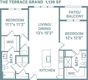 The Terrace Grand Floor Plan at The Quarry, Fort Collins, CO 80526