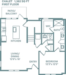 Chalet first floor  at The Quarry, Fort Collins, 80526