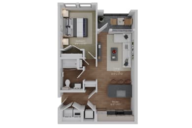 The Bungalow+ (Classic A1+) Floor Plan at Stella, San Tan Valley, AZ 85143