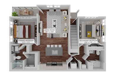 2 bed 2 bath B at The Junction at Rockledge Apartments, Florida