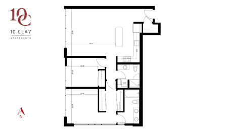 a black and white floor plan of a house