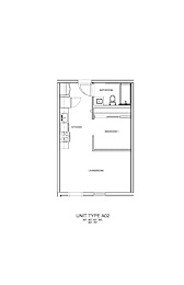 1 bed 1 bath at Nook at Northaven Apartments, Seattle, Washington
