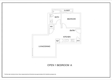 One bedroom 1 bath I at Elevation16 Apartments, Seattle