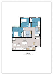 Floor Plan  3 Bedroom - A1