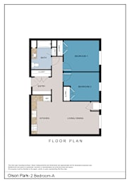 Floor Plan  2 Bedroom A