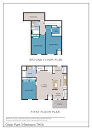 Floor Plan  3 Bedroom TH5A