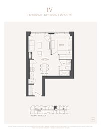 a typical floor plan of a bedroom apartment